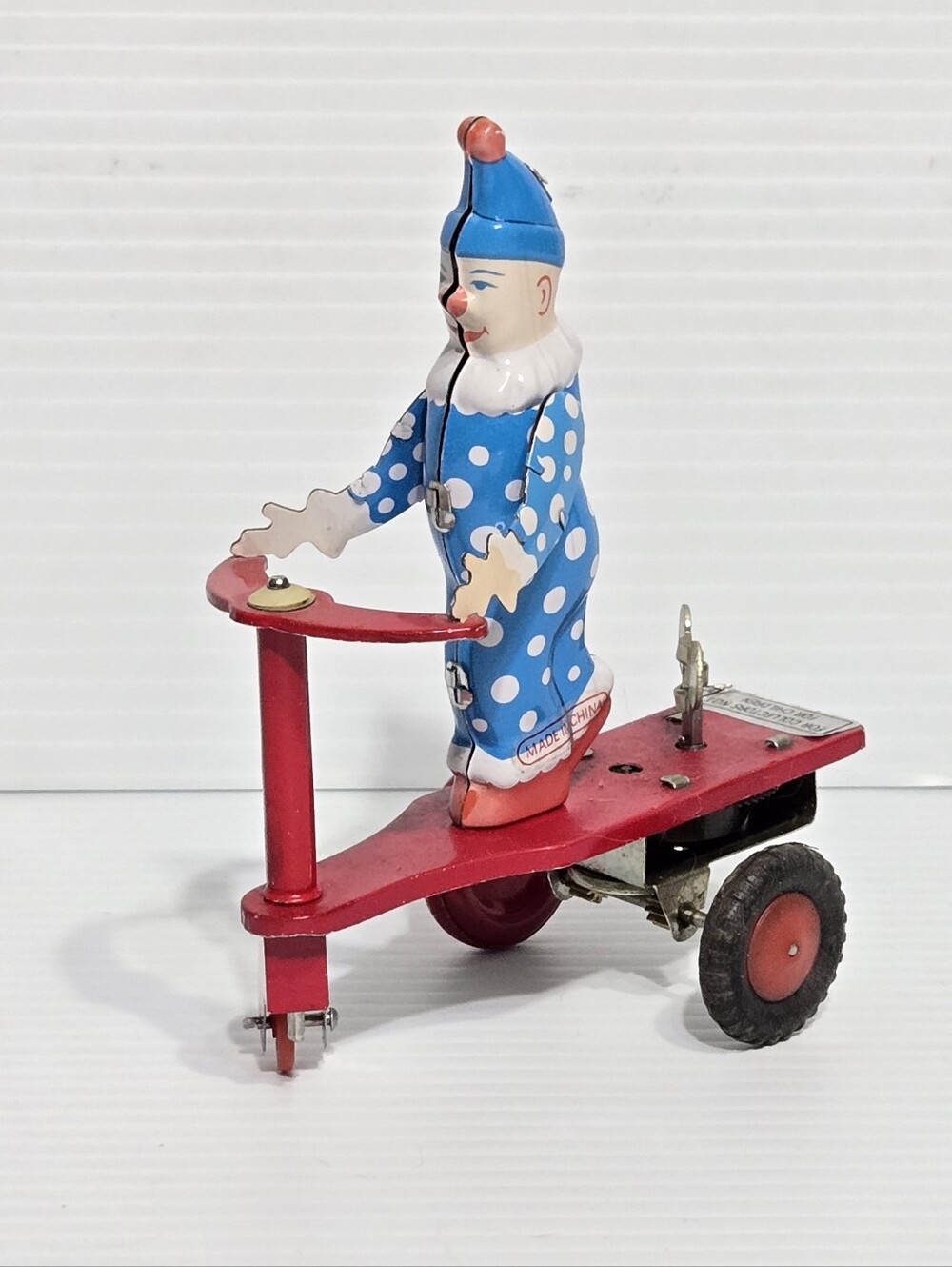 Roli Zoli tin litho wind-up toy vintage reproduction Tested